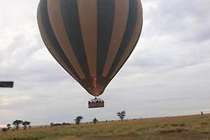 safari en montgolfière au Serengeti