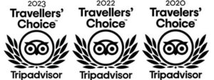 Travellers choice TripAdvisor 2020 - 2022 - 2023