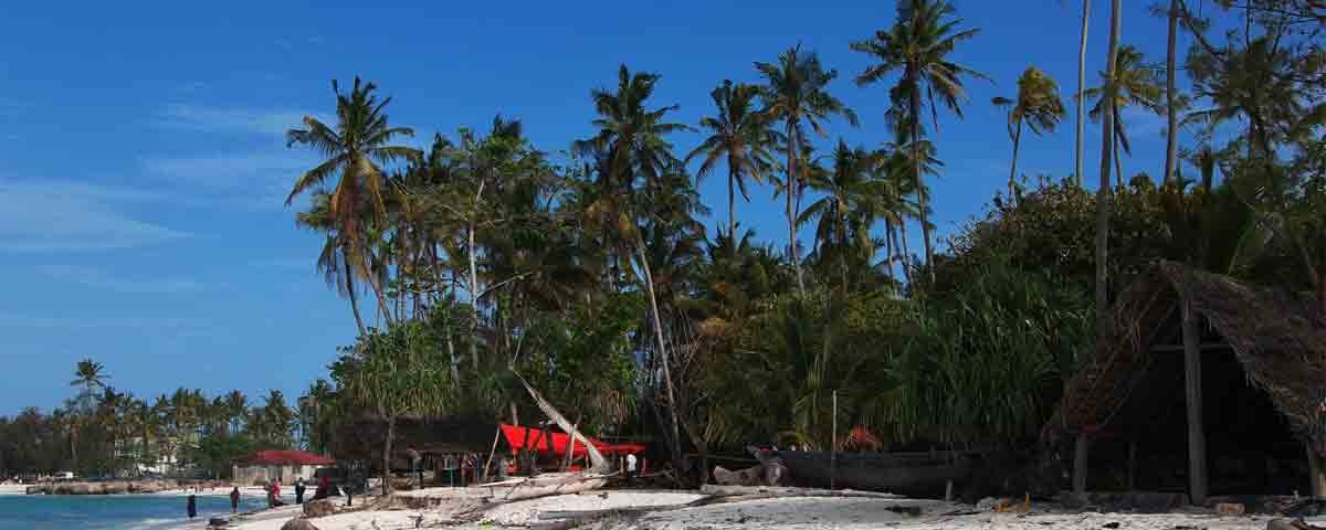 Zona più bella di Zanzibar