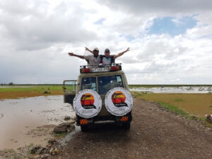 son voyage d'aventure Manyara